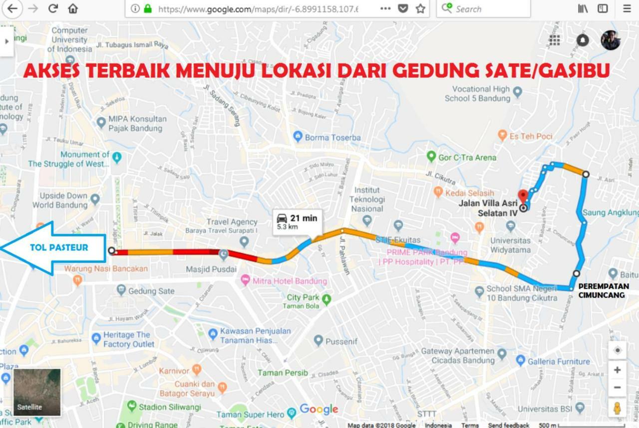 Homestay Bumi Asri III Cikutra Bandung Exterior photo